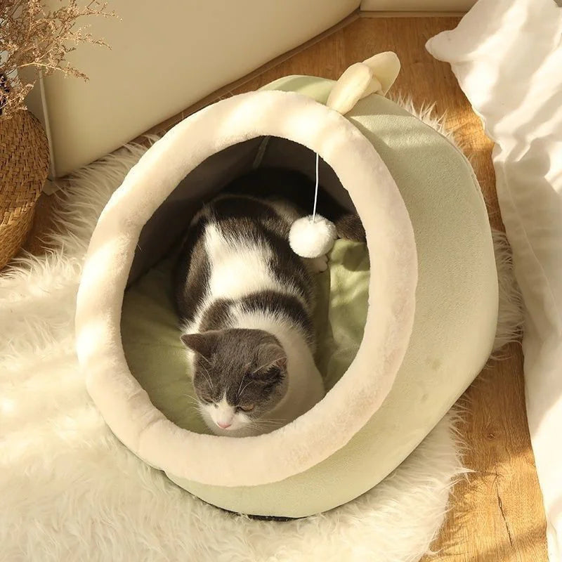 Kindred Paws™ Cat Litter Villa – Semi-Enclosed Washable Cat House Kindred Paws